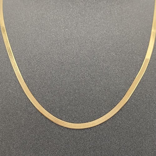 عقد فلات ذهب عيار 18 الوزن 4.40 جرام