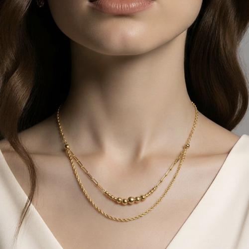 عقد ذهب عيار 18 الوزن 1.93 جرام