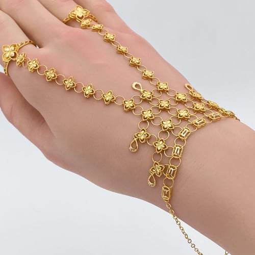 كف ذهب عيار 21 الوزن 14.33 جرام