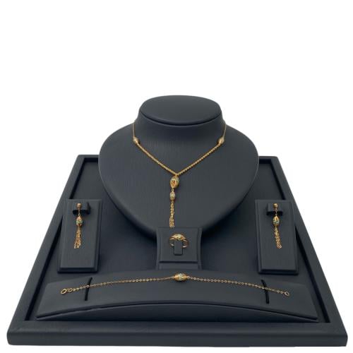 طقم ذهب سبحه مبروم عيار 21 وزن 9.86 جرام لذوقك الر...