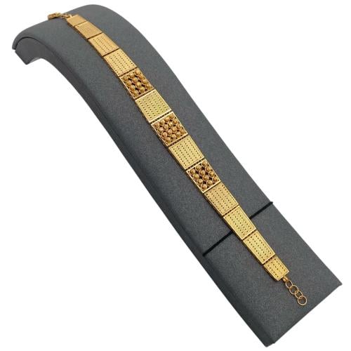 اسوارة ذهب عيار 21 وزن 12.34 جم قطعة فاخرة لحضور م...