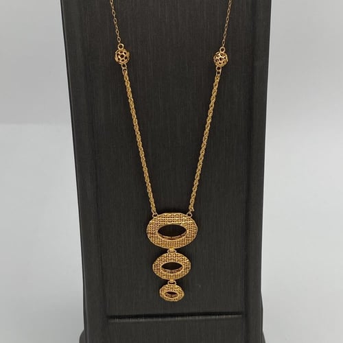 سبحه ذهب عيار 21 الوزن 3.85 جرام