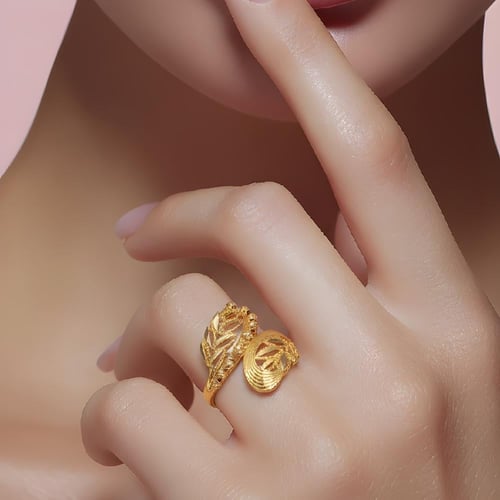 خاتم دوريكا ذهب عيار 21 الوزن 3.76 جرام