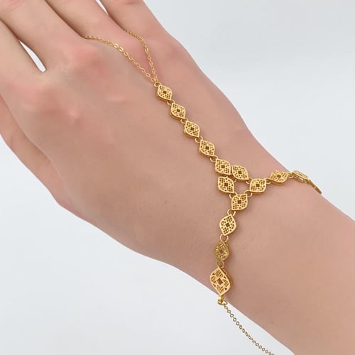 كف ذهب عيار 21 الوزن 4.62 جرام