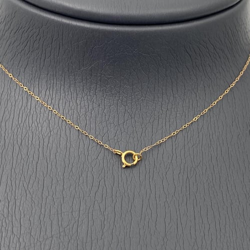 طقم جناح الصقر ذهب عيار 21 وزن 3.55 جم مزين بفص أس...