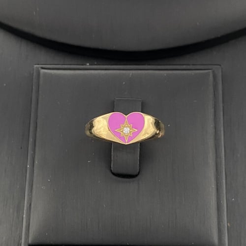 طقم ذهب عيار 18 وزن 4.71 جم ملون يزين إطلالتك بأنا...