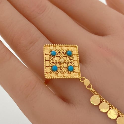 كف ذهب عيار 21 الوزن 13.3 جرام