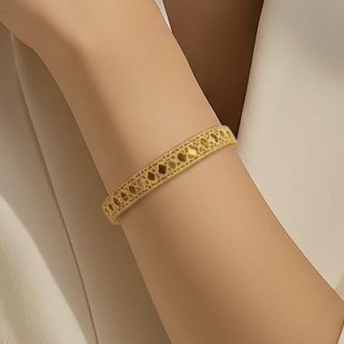 غويشة ذهب عيار 21 الوزن 9.57 جرام