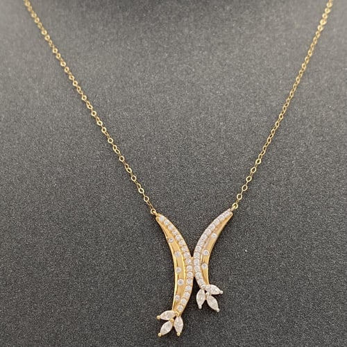 عقود ذهب عيار 18 الوزن 3.83 جرام