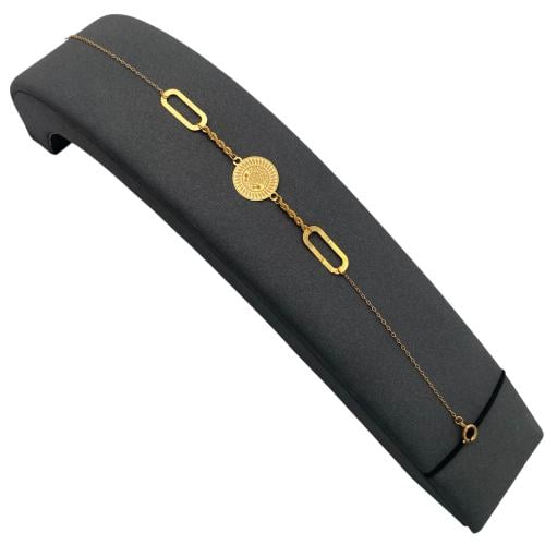 اسواره ذهب عيار 21 الوزن 0.67 جرام