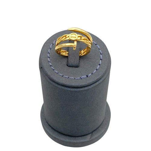 خاتم ذهب عيار 18 الوزن 4.65 جرام