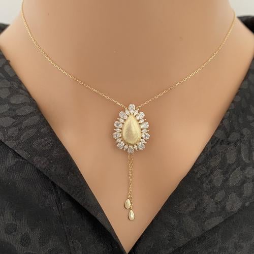 عقد ذهب عيار 18 الوزن 4.82 جرام