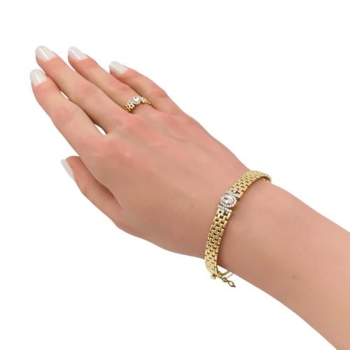 اسواره ذهب عيار 18 الوزن 10.24 جرام