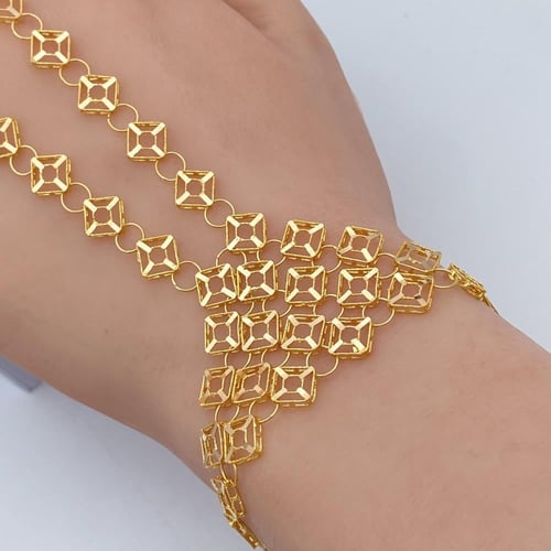 كف ذهب عيار 21 الوزن 10.77 جرام