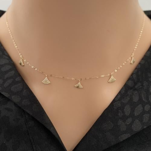 شوكر ذهب عيار 18 الوزن 1.04 جرام