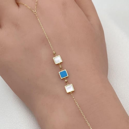 كف ذهب عيار 18 الوزن 1.7 جرام