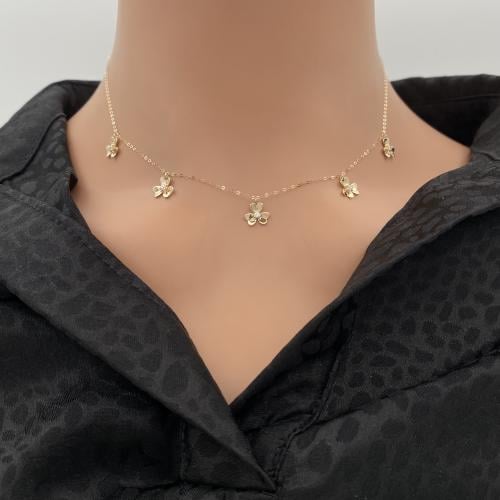عقد تشوكر ذهب عيار 18 الوزن 1.46 جرام
