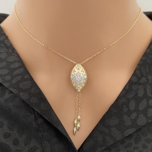 عقد ذهب عيار 18 الوزن 6.52 جرام