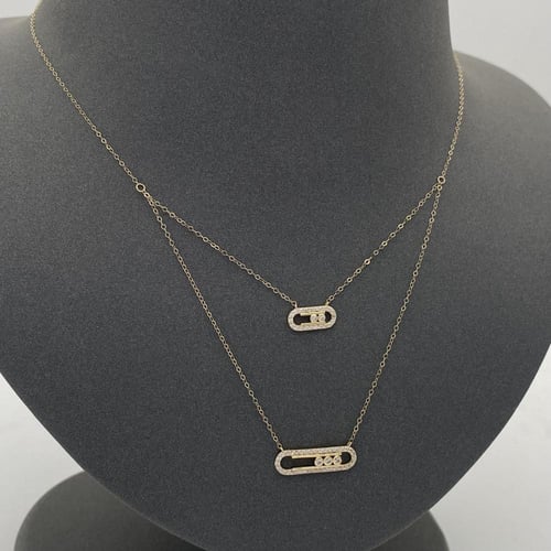 عقد ذهب عيار 18 الوزن 1.14 جرام