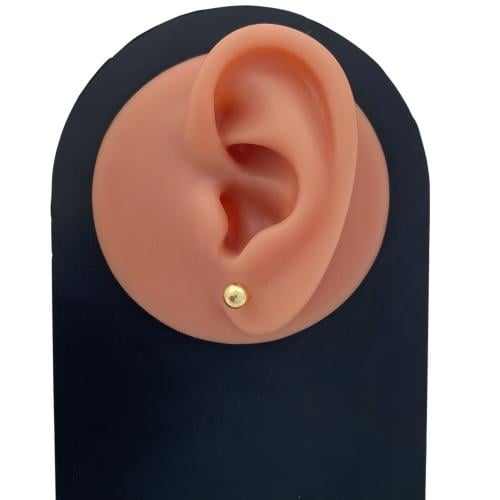 حلق ذهب عيار 18 الوزن 1.25 جرام