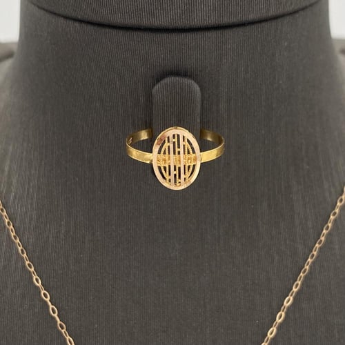 نصف طقم اطفال ذهب عيار 21 الوزن 3.20 جرام