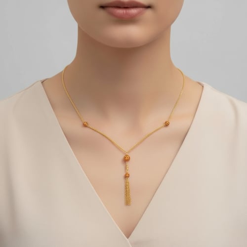 سبحه ذهب هنديه عيار 21 الوزن 3.92 جرام