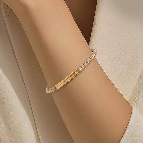 غويشة ذهب عيار 21 الوزن 11.84 جرام