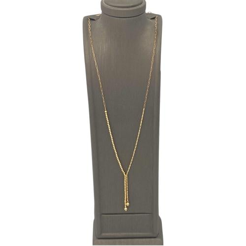 سبحة ذهب عيار 18 تعكس جمالك الداخلي الوزن 4.6 جرام