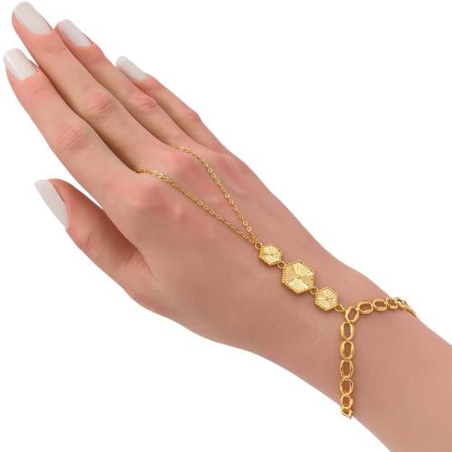 كف ذهب عيار 21 الوزن 5.77 جرام