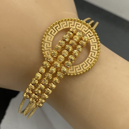 إسوارة ذهب عيار 21 الوزن 9.37 جرام