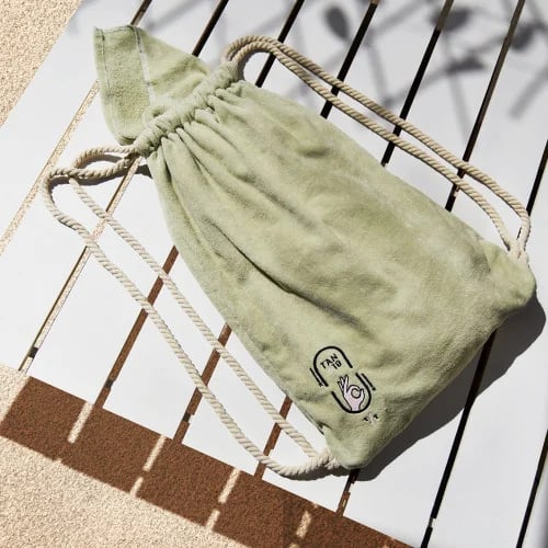 Green Towel Bag