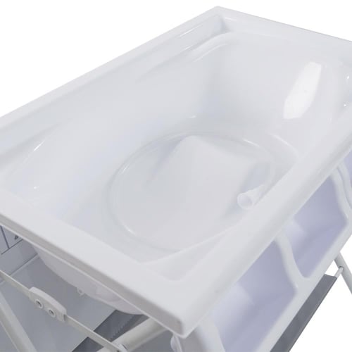 طاولة الغيار والاستحمام مع منظم