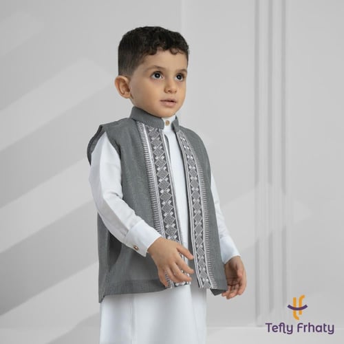 سديري الاناقه التراثيه - رمادي