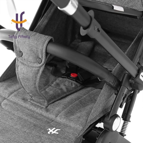 عربة الطيارة اتجاهين من طفلي فرحتي - رمادي