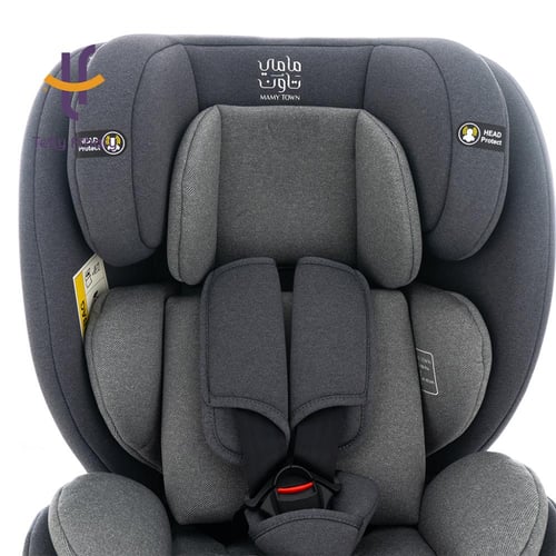 كرسي سيارة قابل للتحول - رمادي