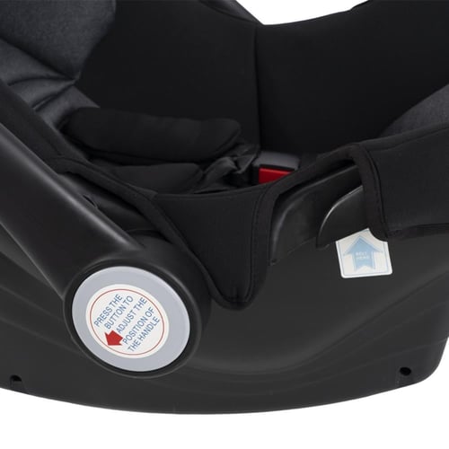 كرسي سيارة متنقل - أسود