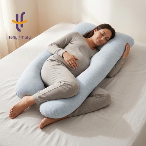 وسادة الحمل U Shape من طفلي فرحتي-ازرق
