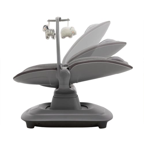 مهد أطفال كهربائي متعدد الوظائف - رمادي غامق