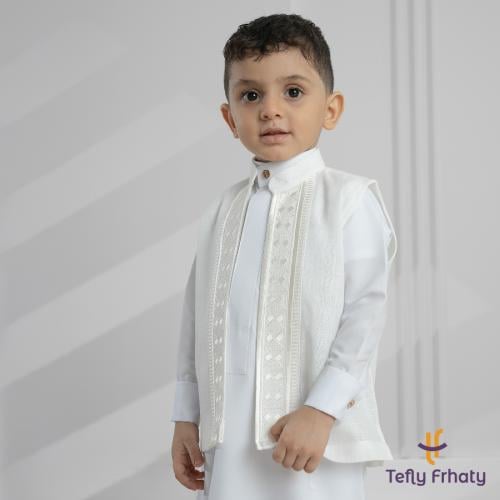 سديري الاناقه التراثيه - أوف وايت