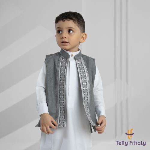 سديري الاناقه التراثيه - رمادي