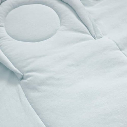 كيس نوم لاصق قطني - سماوي