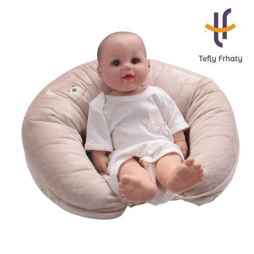 وسادة الرضاعة كومفورت كير - 3 في 1-لحمي