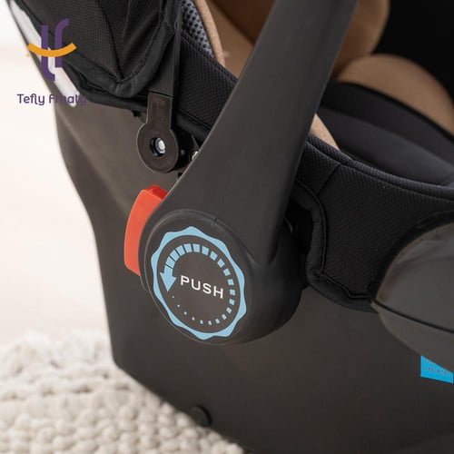 كرسي سيارة متنقل - أسود