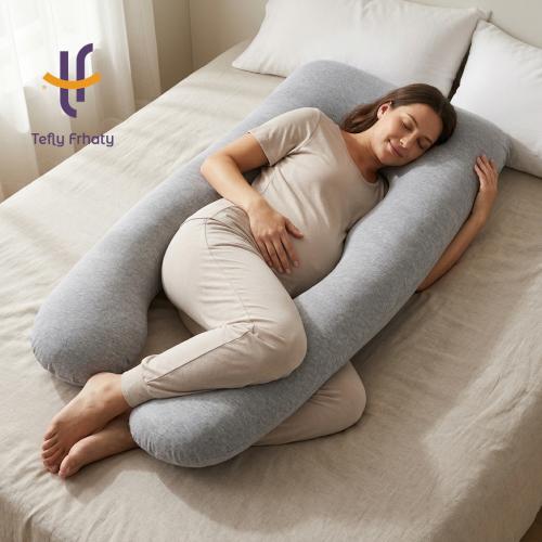 وسادة الحمل U Shape من طفلي فرحتي-رمادي