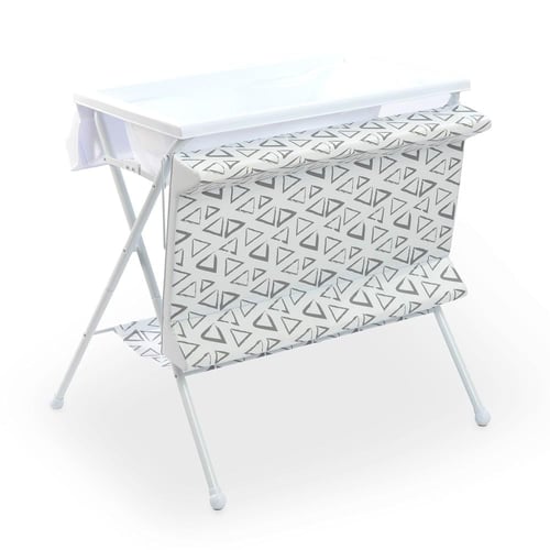 طاولة الغيار والاستحمام مع منظم