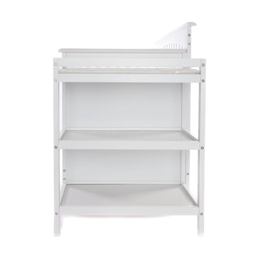 سرير خشب 70X130 مع طاولة تغيير