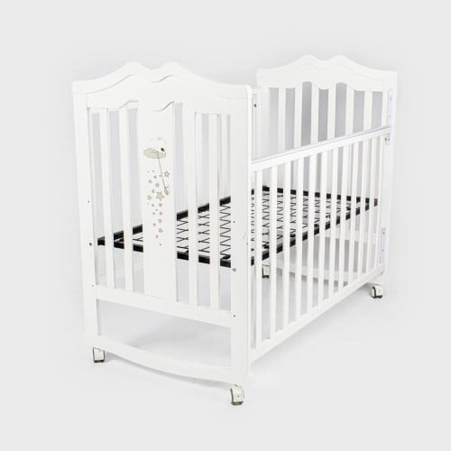 سرير خشب 60X120 بثلاثة ارتفاعات مع هزاز