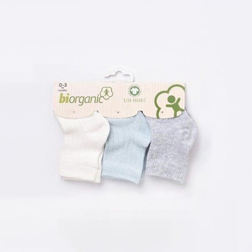 شراب مواليد سادة - طقم من 3 أزواج - ولادي