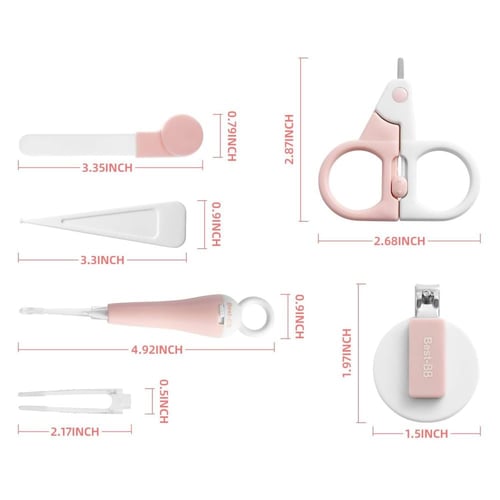 مجموعة ادوات العناية باظافر الاطفال 6 في 1