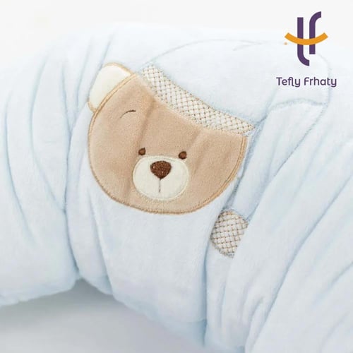 وسادة الرضاعة كومفورت كير - 3 في 1-أزرق